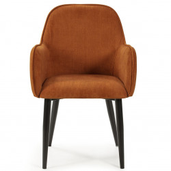 Fauteuil KARL - Velours côtelé RUSTY