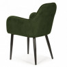 Fauteuil KARL - Velours côtelé BASILIC