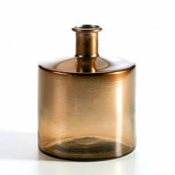 Vase ASHU - verre soufflé - Copper