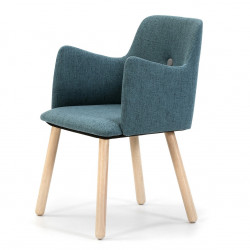 Fauteuil BABU - Toile Paon