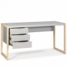 Bureau KUBY Gris perle