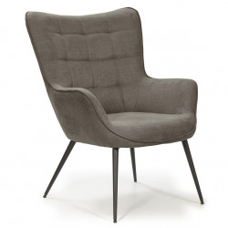 Fauteuil SALEM - Brun cendré
